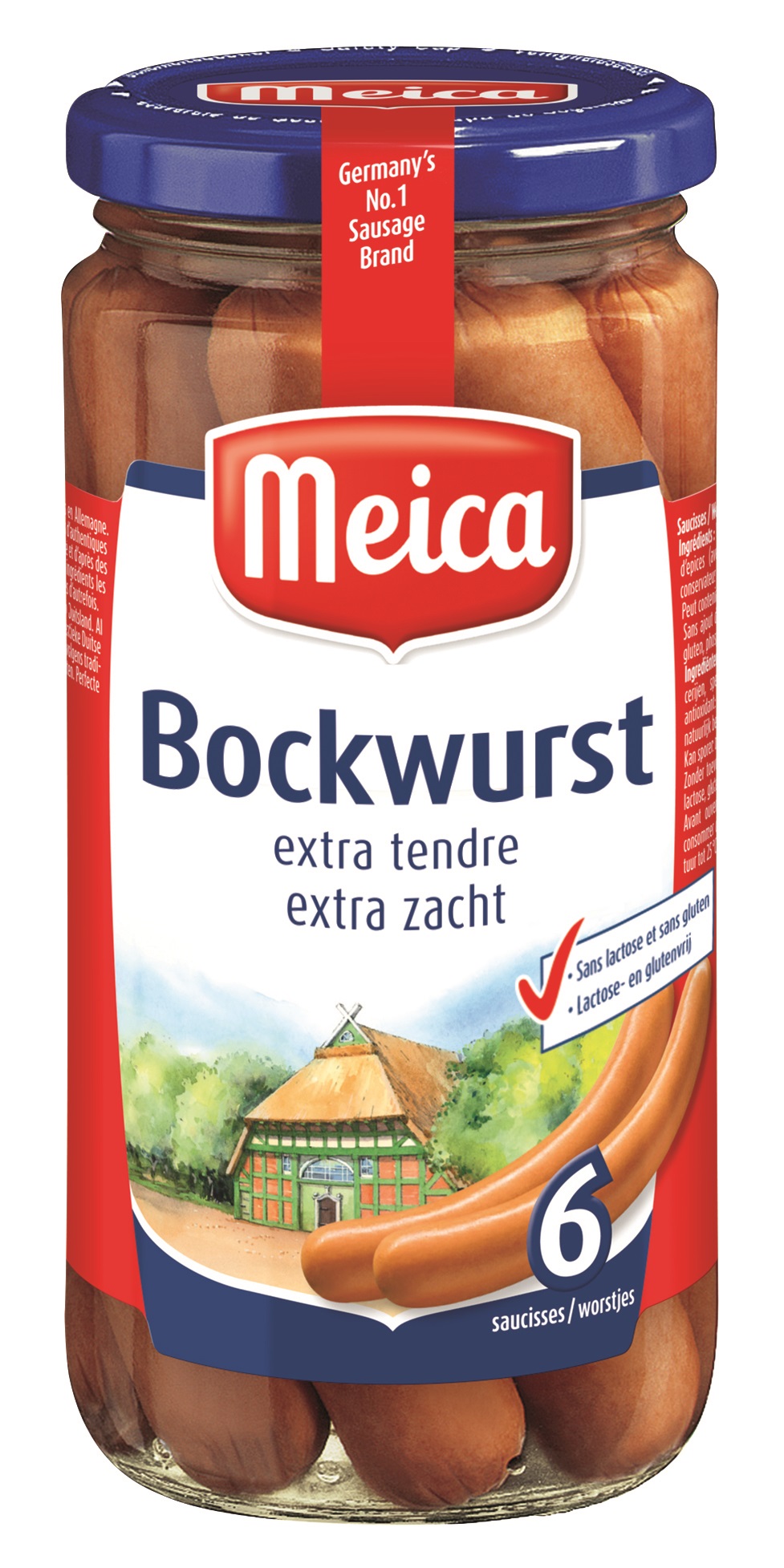 5900 - Meica Bockworst pot 6 stuks 180g