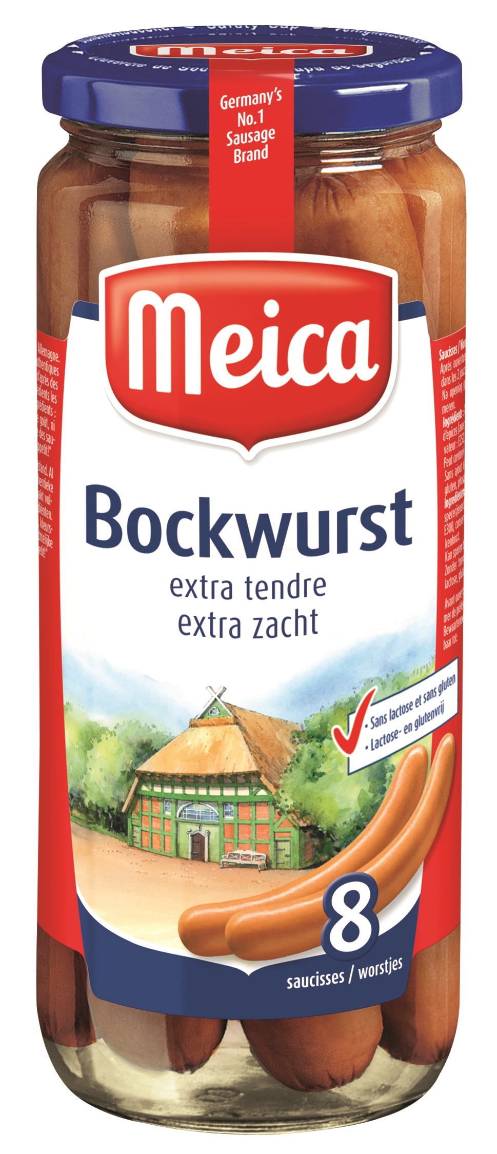 5902 - Meica Bockworst pot 8 stuks 360g