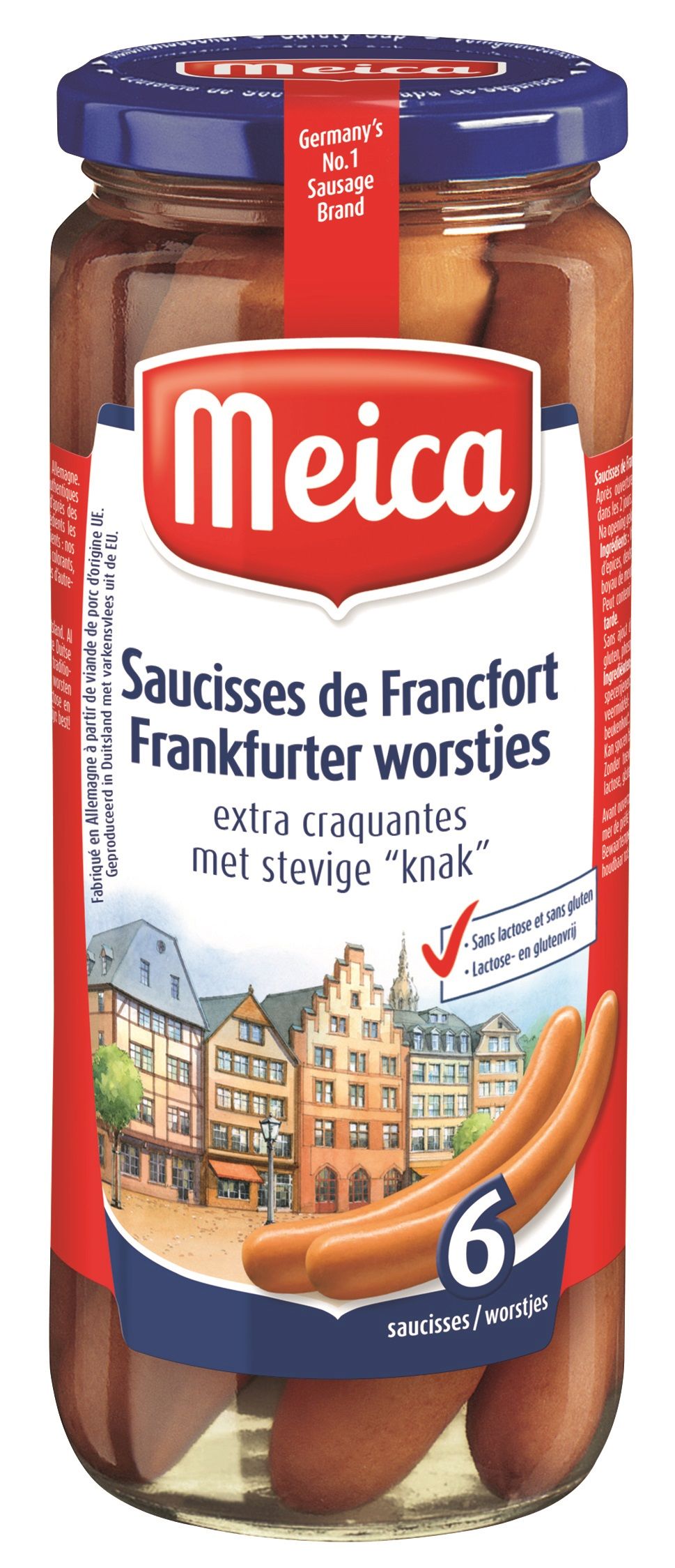 5922 - Meica Frankfurter pot 6 st. 250g