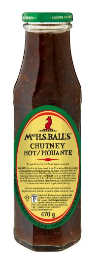 Mrs Balls Hot Chutney 470 gram